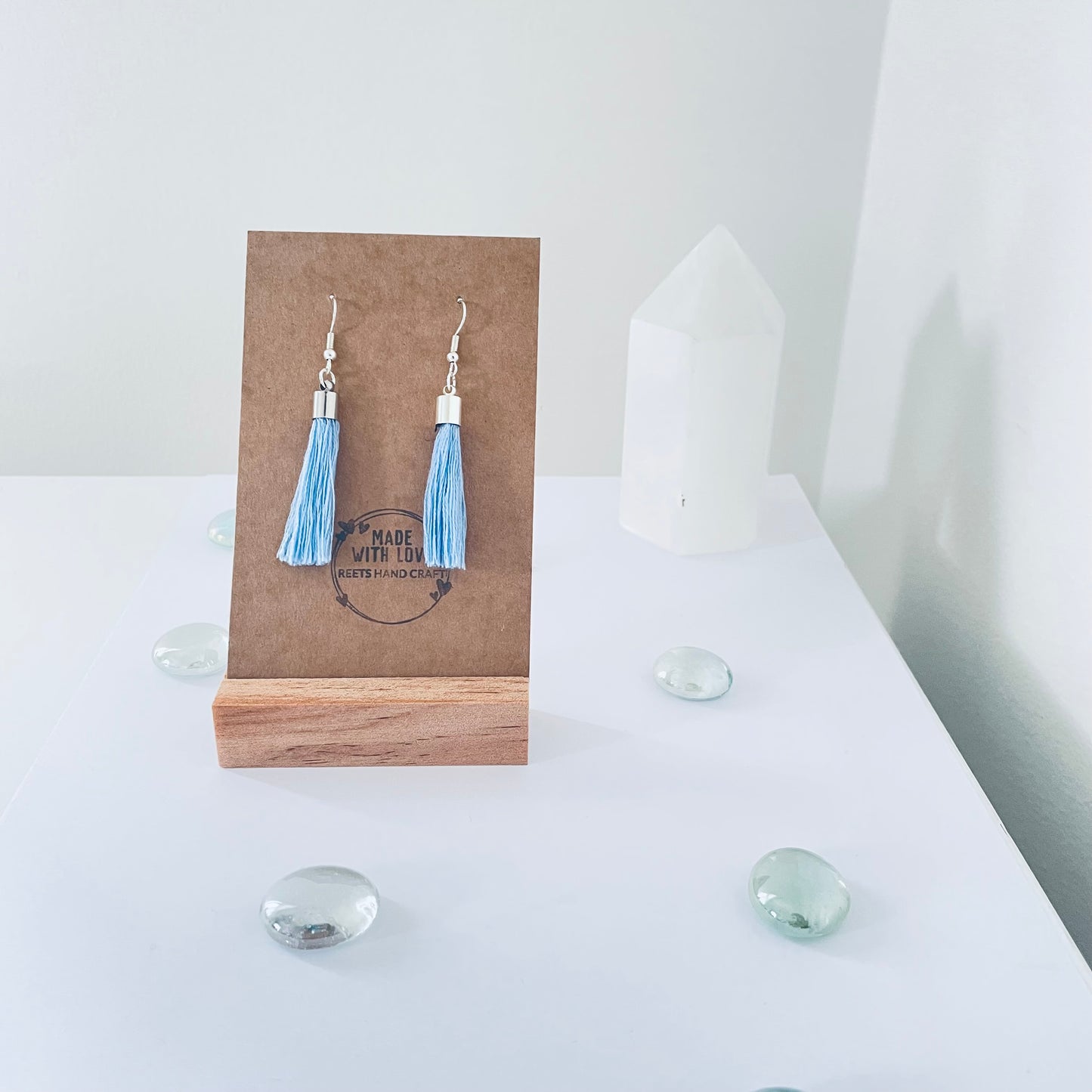 Lilac small Tassel earrings