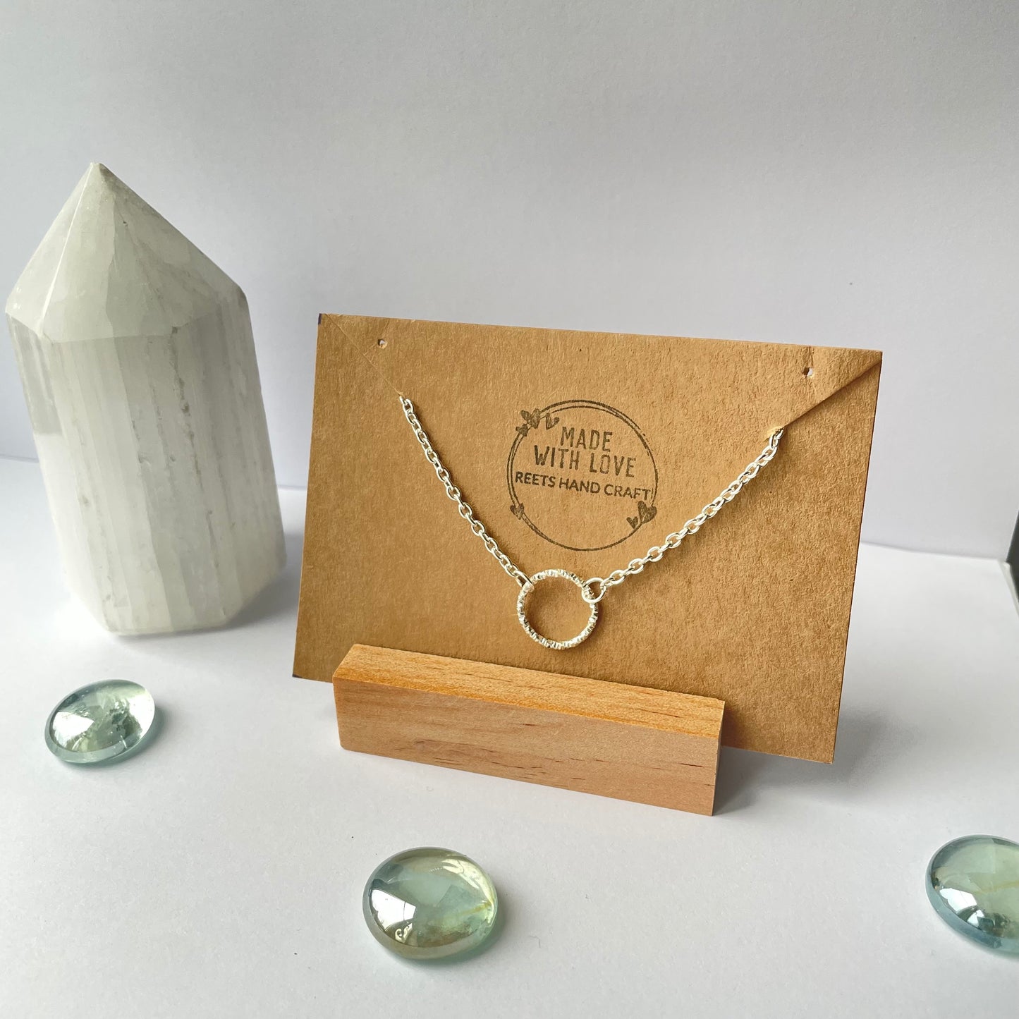 Silver Eternity Necklace