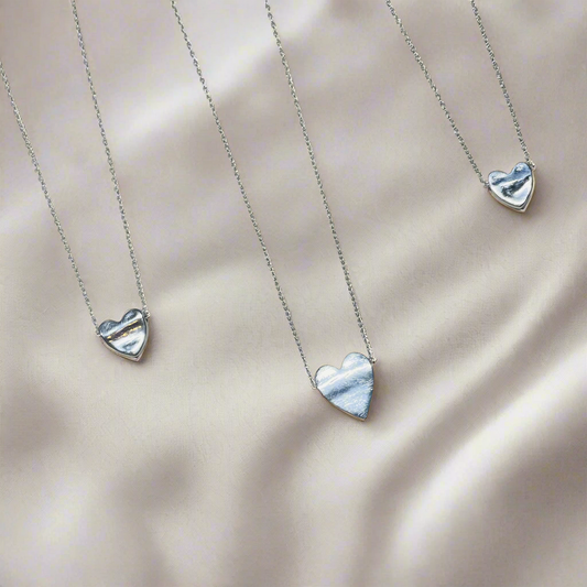 Dainty Silver Heart Necklace